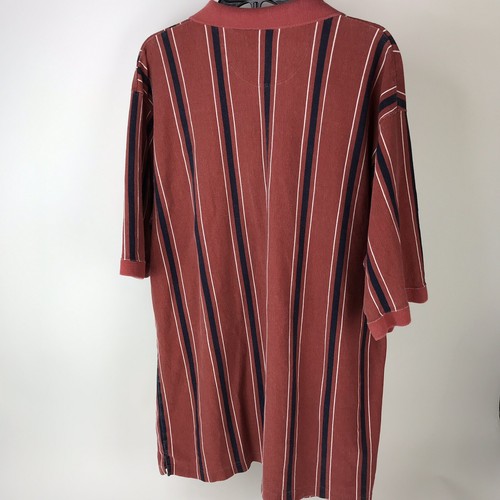 Mens Cambridge Classics Polo Shirt Vintage 80s 90s Striped Short Sleeve XL OG - Picture 3 of 5