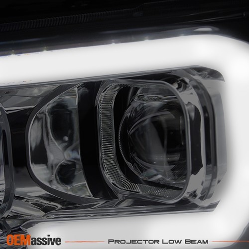 Fits 2016-2023 Toyota Tacoma SR/SR5 Sequential Smoked LED Projector Headlights - Picture 8 of 12