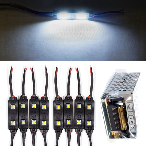 8 Kitchen Under Cabinet Counter LEDs Lights Bar Kit Cool White Energy Saving - Picture 1 of 12