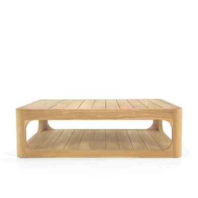 Garten- Kaffee-Loungetisch Arta studio-THP  A-grade Teakholz 120 × 86 × 35 cm