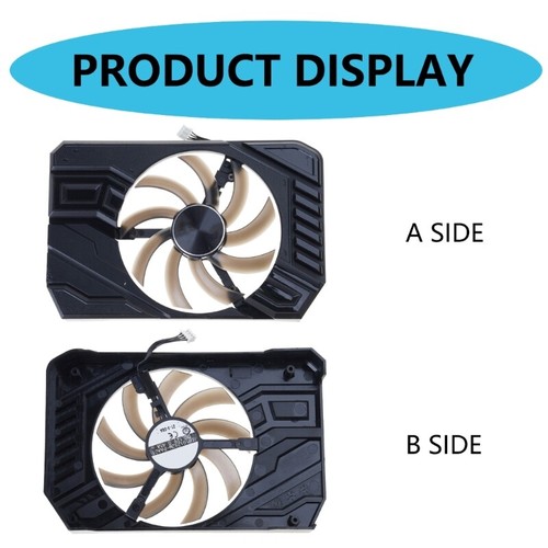 Cooling Graphics Fan 85mm 4PIN for GTX1660 2060 StormX Cooling Fan Management - Afbeelding 9 van 11
