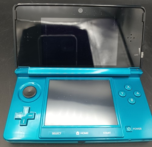 Nintendo 3DS Konsole aquablau Konvolut drei Spiele Ladekabel Tasche uvm Bundle - Bild 3 von 5