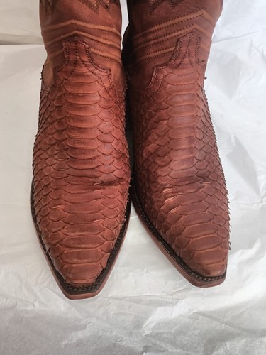Tecovas - *LIMITED EDITION* The Barrett / Python / Brick / boots 8.5EE - Picture 19 of 23