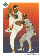 DAVE STEWART OAKLAND ATHLETICS #28 - UPPER DECK NM-MT 1991