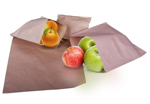 200 sacchetti per cibo carta marrone stringa Kraft - 8,5"" x 8,5" - Foto 2 di 6