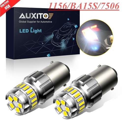 AUXITO 1156 BA15S 23-LED Reverse Backup Light Bulbs 6000K White 2800LM Bright