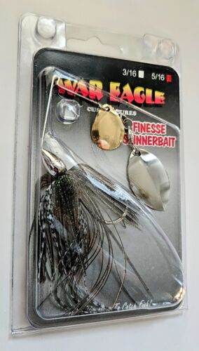 (Set of 3) War Eagle Finesse Spinnerbaits 5/16 oz 3 Colors In Set New - Picture 4 of 12