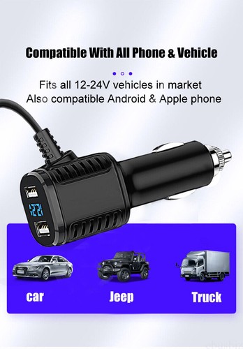 Digital Wireless Backup Camera 7" Monitor Rear View System 12-24V For Truck RV - Bild 4 von 12