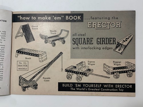 Vintage ERECTOR Catalog, ©1951 A. C. Gilbert Co. - Picture 5 of 10