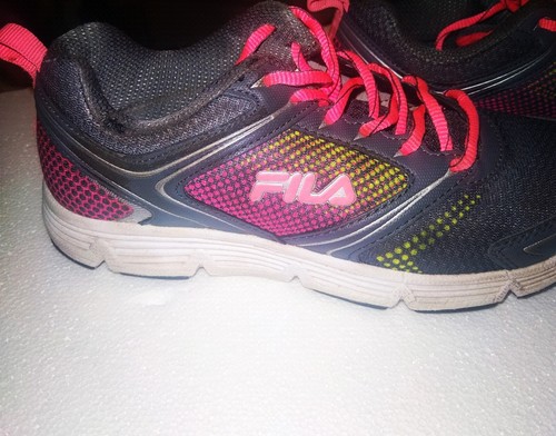 FILA VECTOR Women's Girls Fitness Run Walk Train Classic Tennis Shoes 6 1/2 - Picture 4 of 8