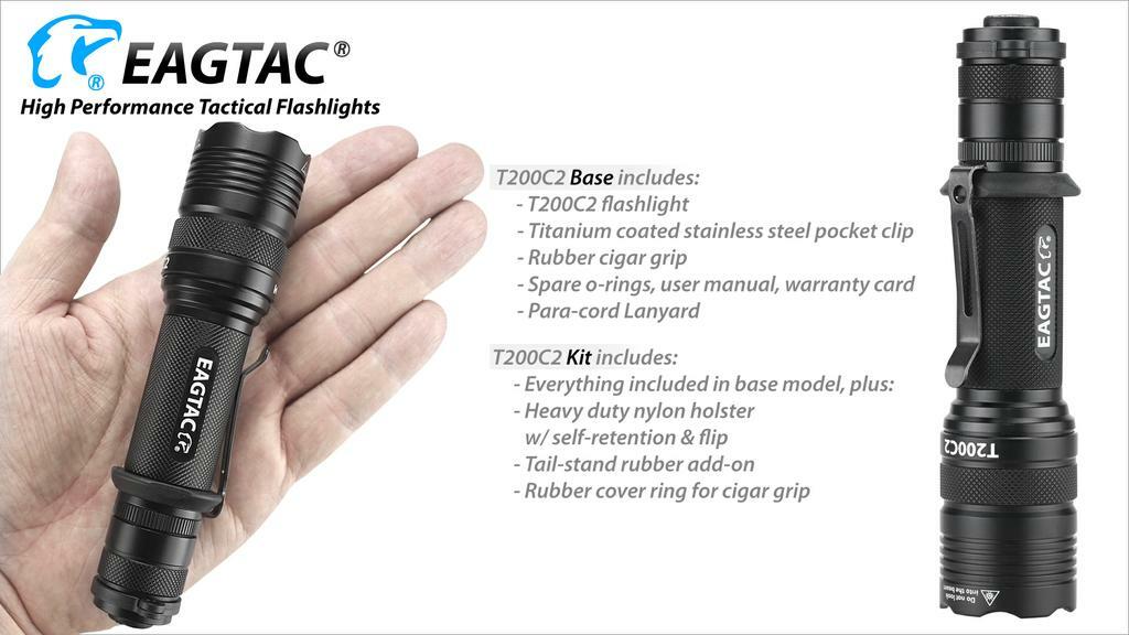 Eagletac Sportac DH10LC2 1120Lm Floody Headlamp Runs On 2x CR123 or 1x 18650