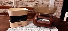 Bilancia cucina  anni 70 Prima 5 design Space Age Marrone E Bilancia Terraillon