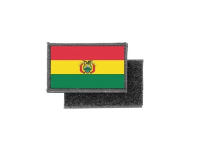 Patch Aufnäher bedruckt Badge Flagge Bolivien Bolivien
