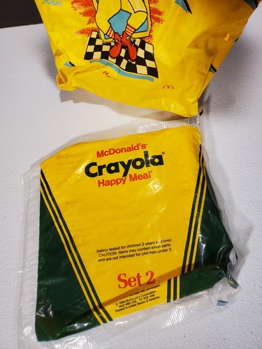 Vintage Reusable McDonald's Vinyl Happy Meal Bag 1988 and Original Prize! - Picture 10 of 11