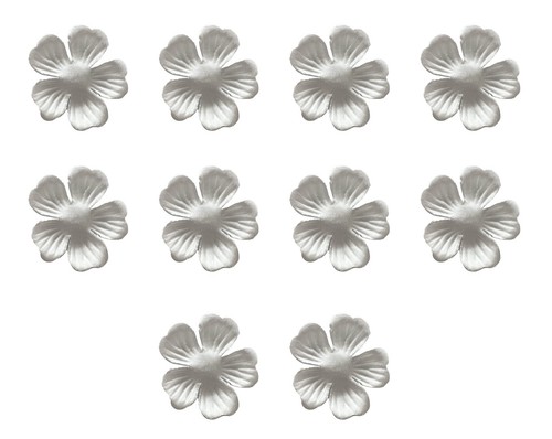 Bundle or 10 pieces ivory satin fabric flower petals bridal floral petals kit - Picture 12 of 12