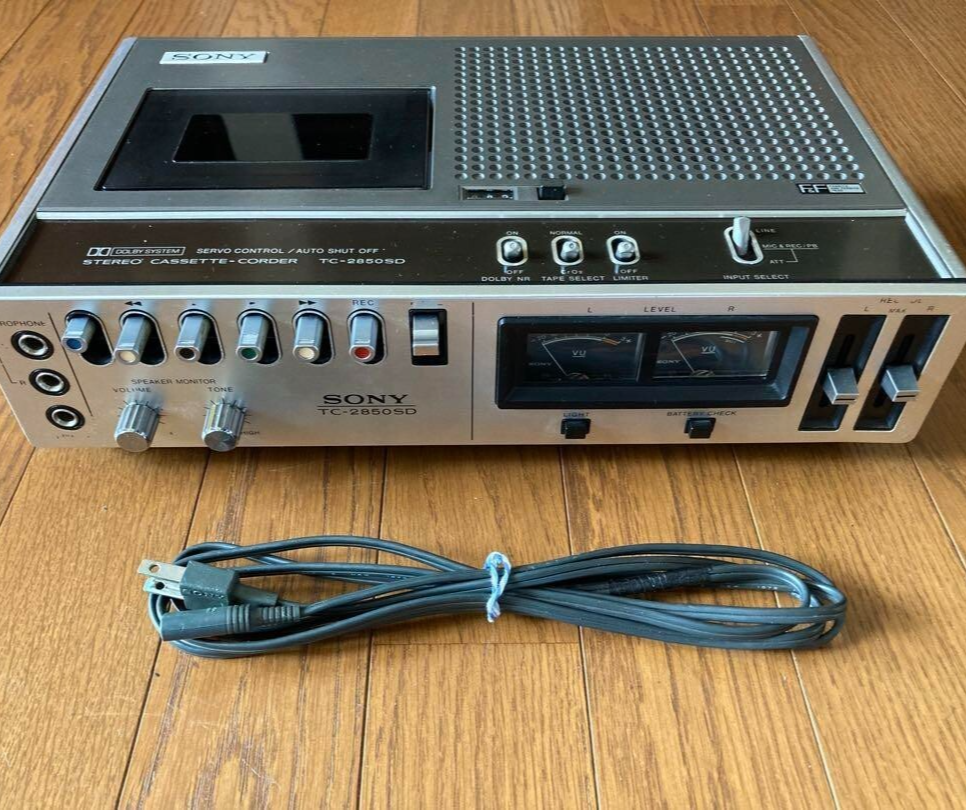 SONY TC-2850SD テープレコーダー カセットレコーダー SONY TC-2850SD(カセットデンスケtypeIII)の仕様 ソニー