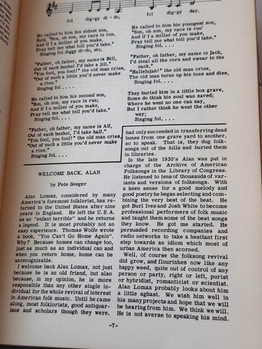 Sing Out! Sampler Lot – 5 Issues Across the Decades | Folk Revival Ephemera! - Imagen 14 de 23