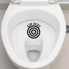 Aim Here Waterproof Toilet Sticker Decal Great Fun Save Marriages potty training