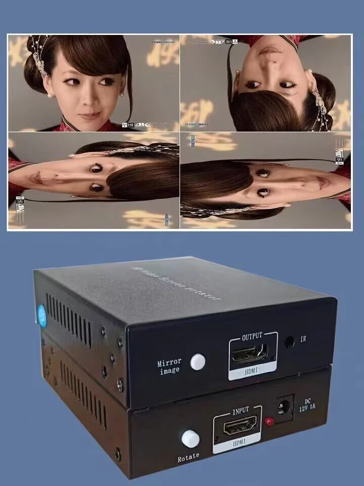 HD Video Image Rotator 90/180/270 Degree Image Flip for Vertical Screen Display - Image 3 of 4