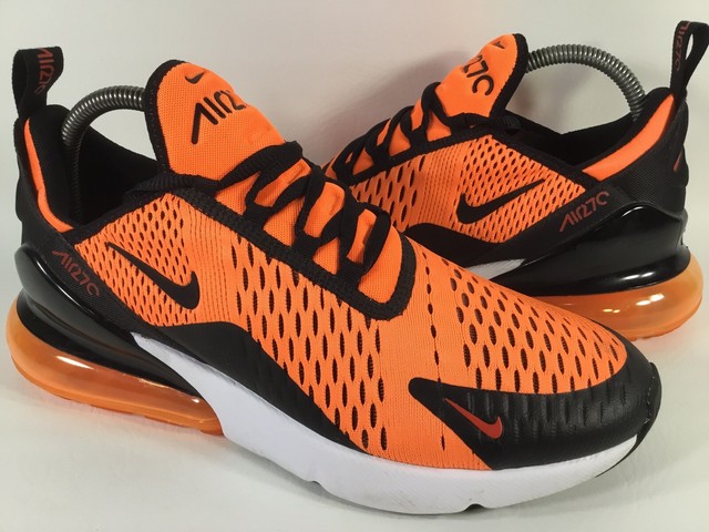 nike orange and black trainers