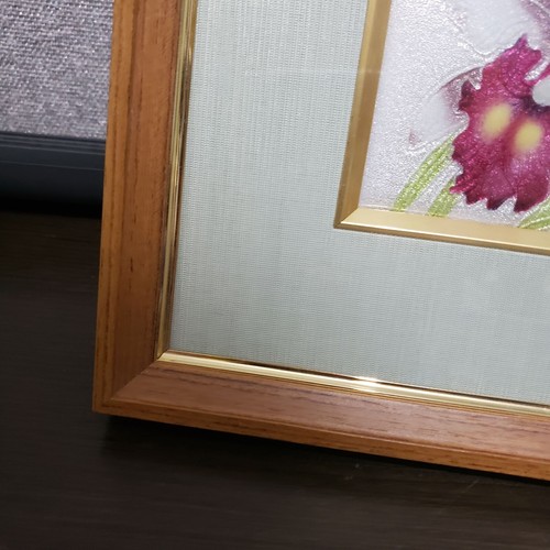 Holzgerahmter Blumenkunstdruck Bild 13" x 10,5" Vintage - Bild 7 von 15