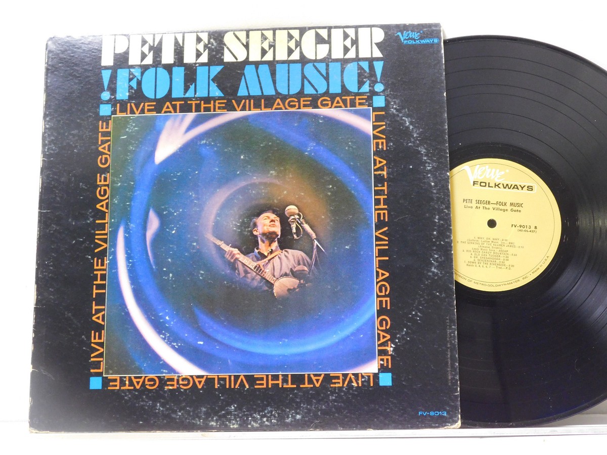 Pete Seeger LP Folk Music Live At Village Gate Verve M- | eBay