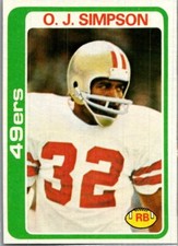 1978 Topps #400 O.J. Simpson