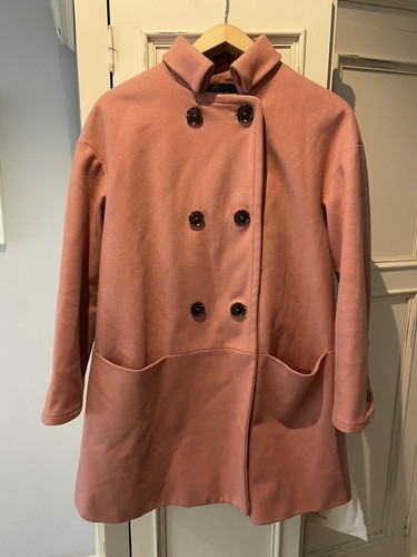 Pink Oversized French Connection Coat 