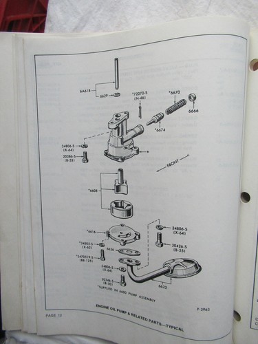 1981 Ford Gasoline Engine Parts Catalog Manual Versatile Hydrostatic Swather - Picture 8 of 10
