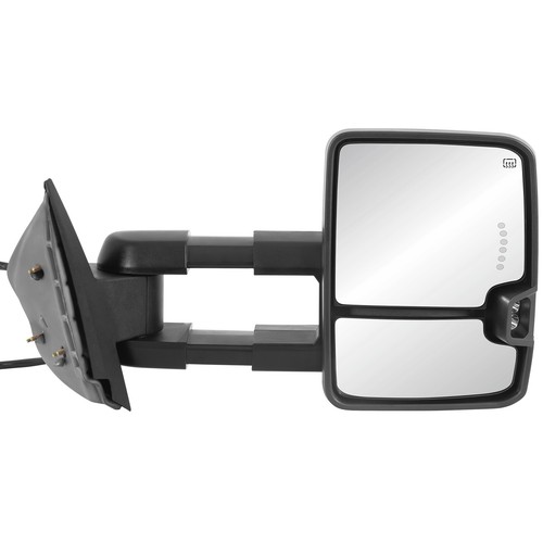 2x Switchback White Painted Tow Mirrors for 2008-2013 Silverado 1500 2500HD 3500 - Picture 15 of 17