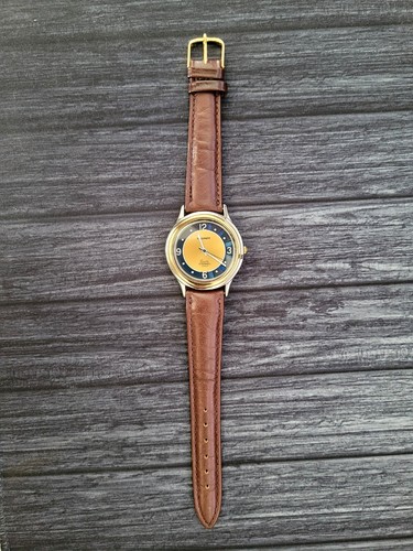 Reloj Francés Retro Raro Para Hombre Batería Nueva Listo Para Usar Nuevo de Lote Antiguo - Imagen 6 de 7