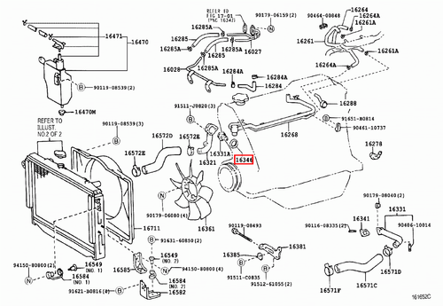 Genuine Lexus LX450 FZJ80 1FZ 4.5 Petrol Thermostat Gasket Seal - Picture 10 of 20