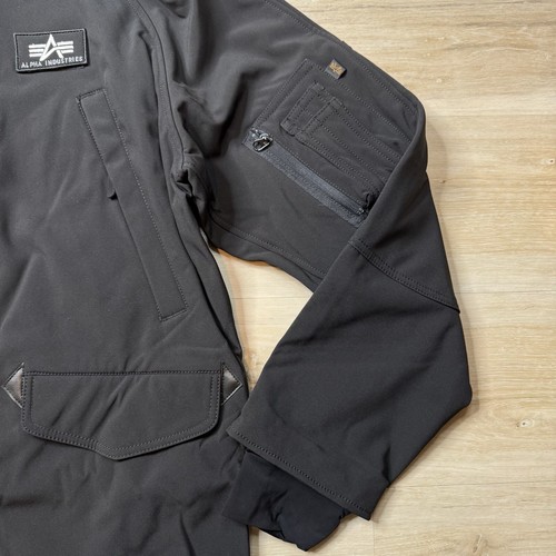 Alpha Industries N-3B Softshell Cold Weather Parka Jacke -schwarz- Herren Gr. XL - Bild 5 von 11
