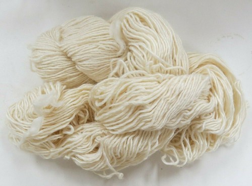 125g Skein Silk/Moreno Yarn NEW color NO Name (Eggshell)