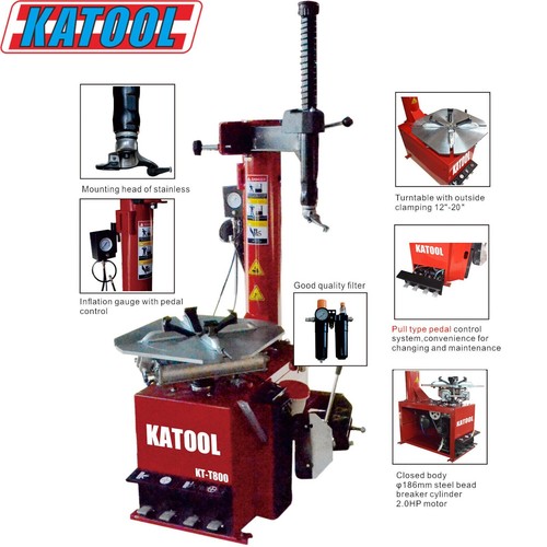 KATOOL Tire Changer Machine KT-T800 wheel balancer KT-B700 combo 2.0HP Motor - Picture 2 of 9