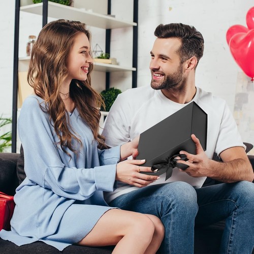 Large Gift Box With Magnetic Lid Plus Lace Closure Strong Quality Big Gift Box - Picture 5 of 19