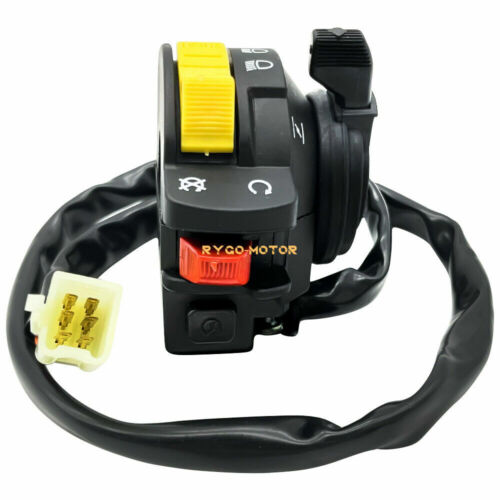 Left Handlebar Switch Start Headlight for Suzuki King Quad 300 LT-F4WDX LT-F300F - Picture 4 of 9