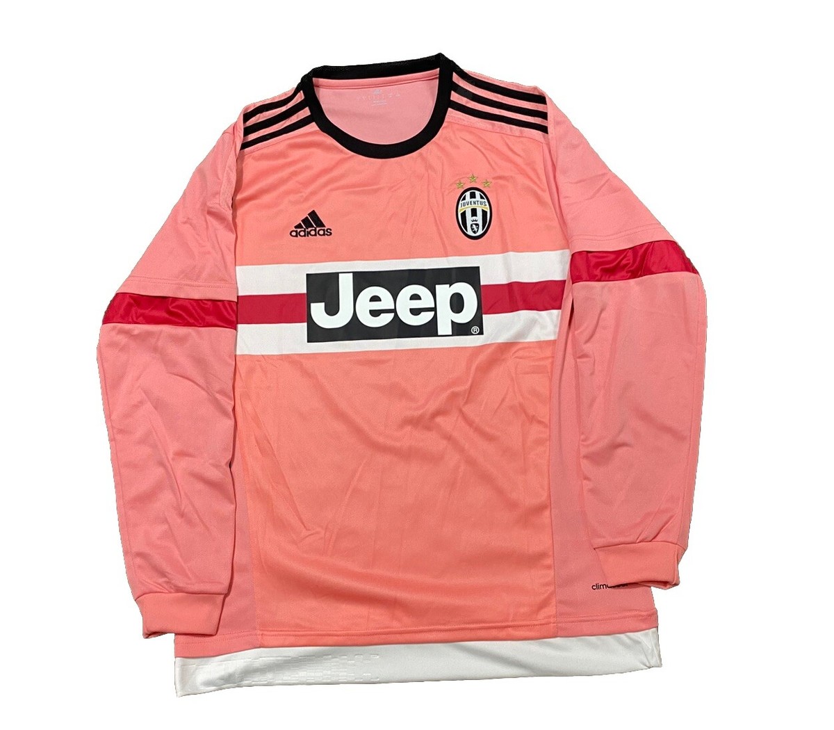 Juventus | Men's Large Pink Long-Sleeve Jersey | eBay