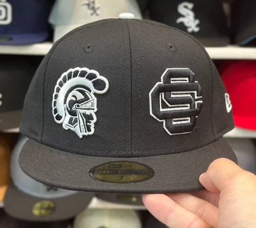 New Era USC Trojans NCAA Dual Logo 59FIFTY Fitted | Black