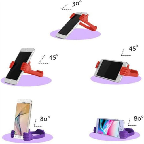 Thumbs Up Cell Phone Holder For Desk, Universal Flexible Cell Phone Stand-v - Picture 3 of 18