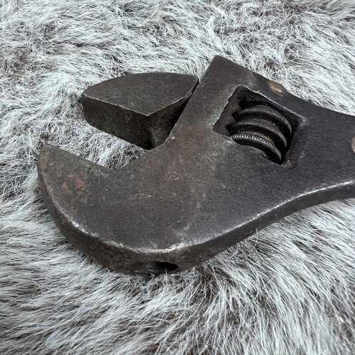 1930s Kilborn & Bishop K&B Co 12" Adjustable Wrench New Haven CT USA Smooth Chan - Picture 6 of 9