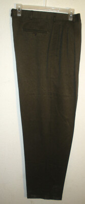 パンツ 00s SLATES slacks brown microfiber dress pants by Slates size 34 x 34 Made in