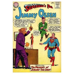 Superman-039-s-Pal-Jimmy-Olsen-1954-series-74-in-VG-minus-cond-DC-comics-wv
