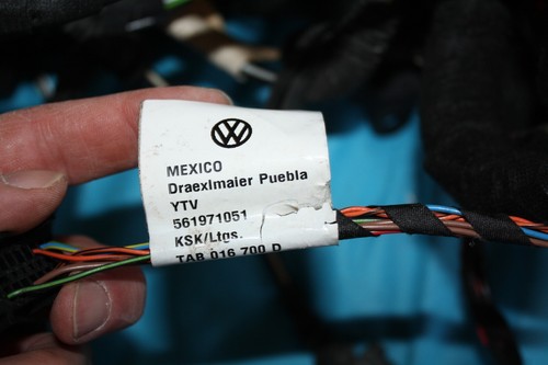 2012-2015 VOLKSWAGEN PASSAT 1.8L AUTOMATIC Wire Harness OEM - Picture 6 of 10