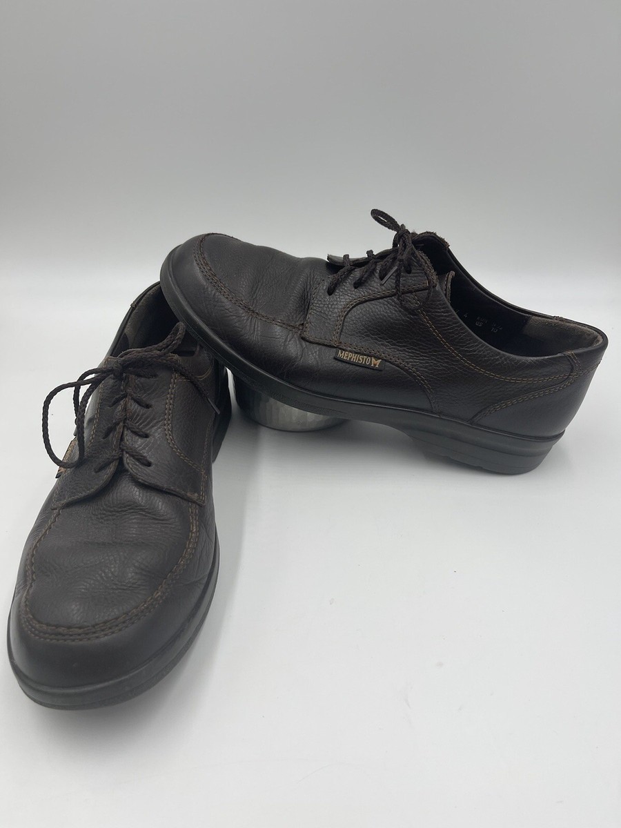 MEPHISTO ブラウン レザー US8.5 mephisto メフィスト レザースニーカー 24 5cm フランス製 靴