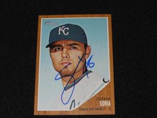 KC Royals Joakim Soria Signed 2011 Topps Heritage Autograph Card #147  S14