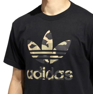 NEW MEN'S ADIDAS ORIGINALS CAMO TREFOIL TEE SHIRT ~SIZE LARGE