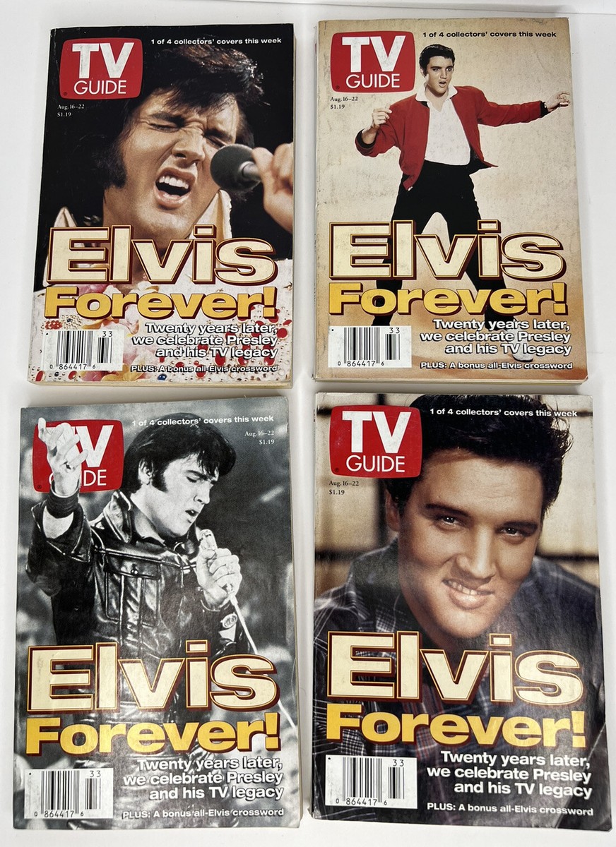 ELVIS PRESLEY 特集雑誌セット Elvis Presley TV Guide, August 16 - 22, 1997 Elvis Forever