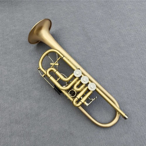 New Austria Schagerl Bb Trumpet B Flat Professional Trumpet with Leather Case - Picture 3 of 8
