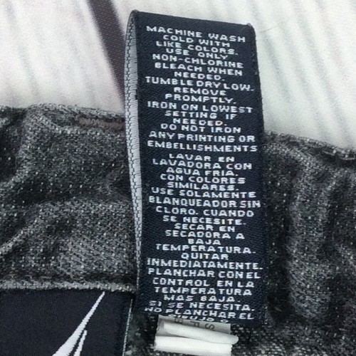 Nautica Boys Straight Leg Jeans Size 3T Adjustable Waist 100% Cotton Black - Picture 7 of 8